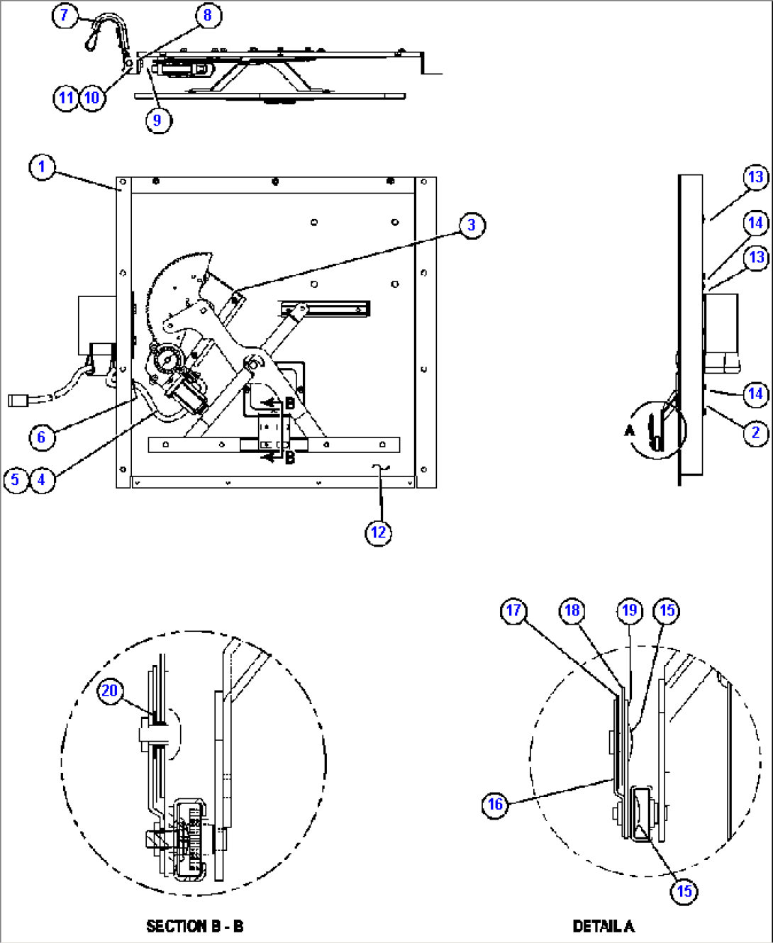 INNER DOOR PANEL ASSEMBLY - R.H. (EL2747)