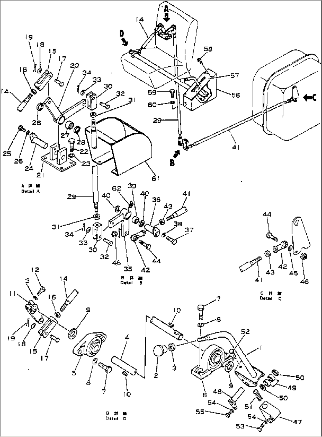 DUMP LEVER AND LINKAGE