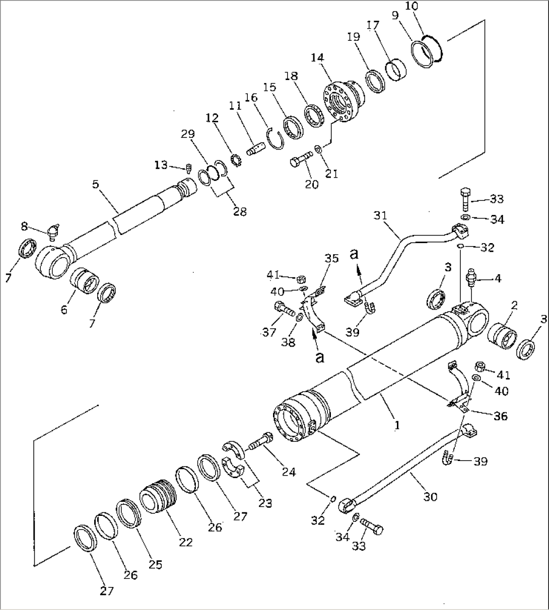 ARM CYLINDER (FOR BOTTOM DUMP LOADER)