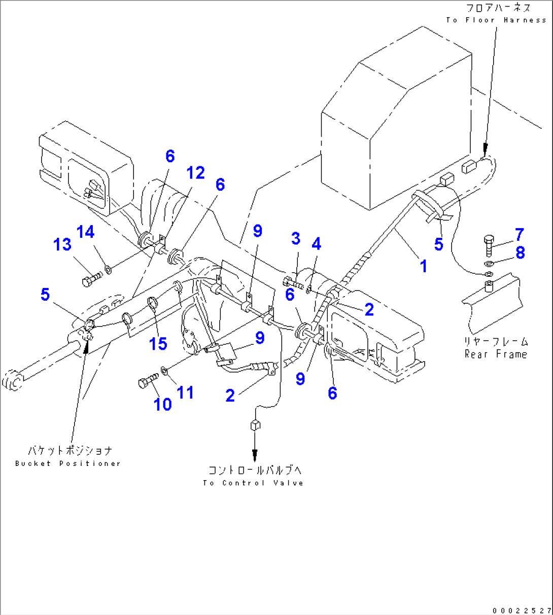 WIRING HARNESS (FRONT FRAME LINE)(#11501-)