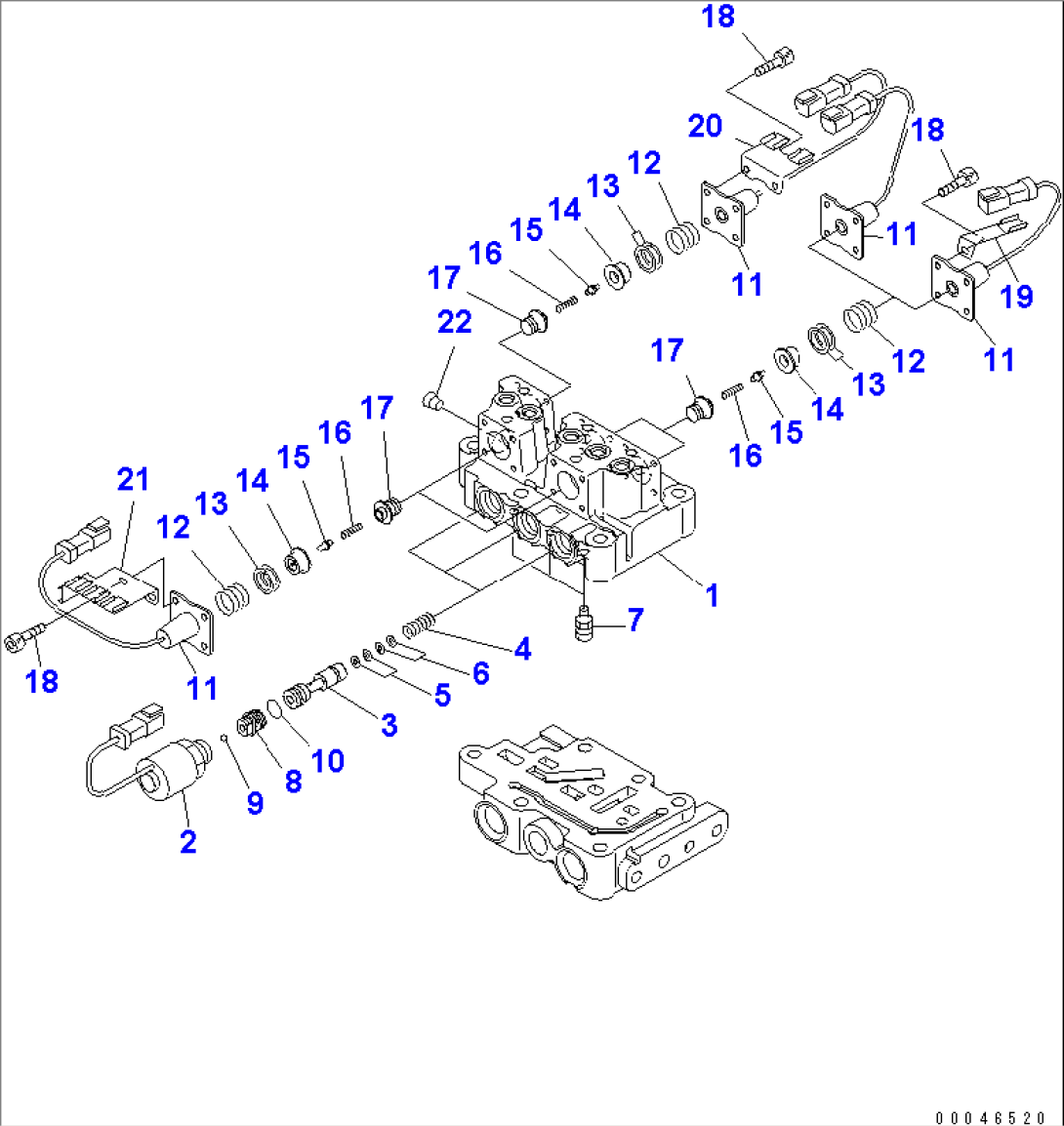 TRANSMISSION VALVE (UPPER VALVE)(#1001-)