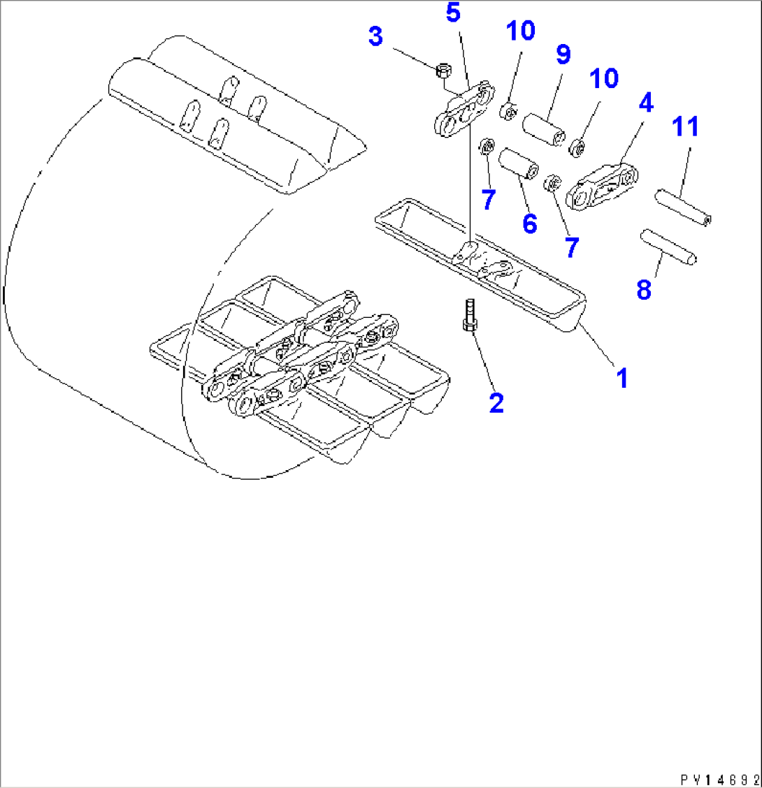 TRACK SHOE(#11001-11002)