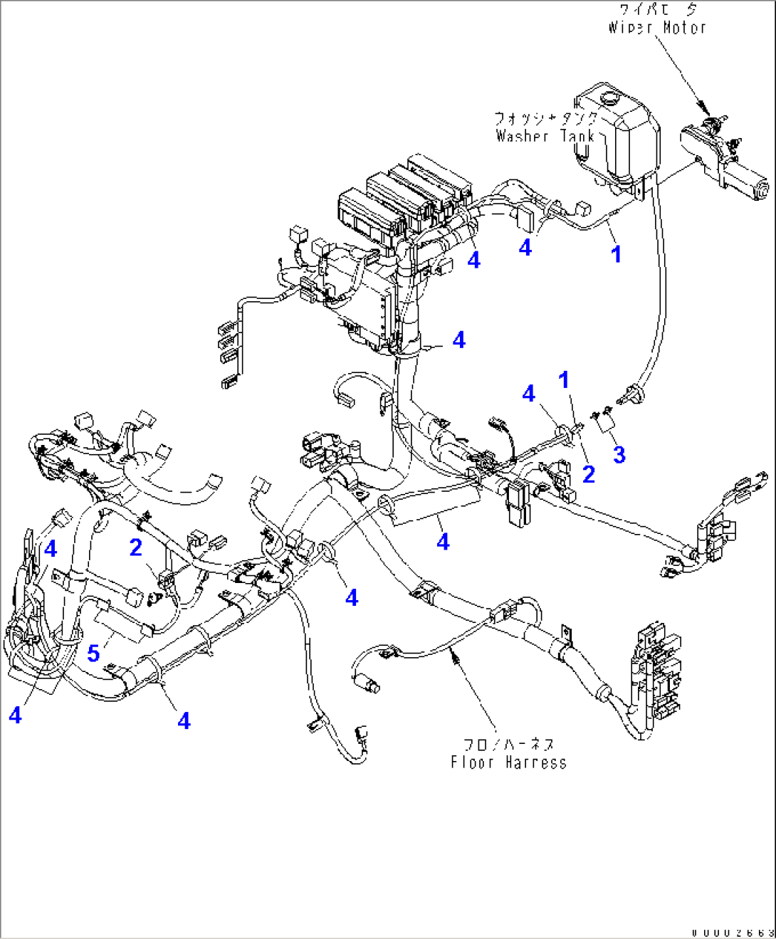 FLOOR (WASHER HOSE)