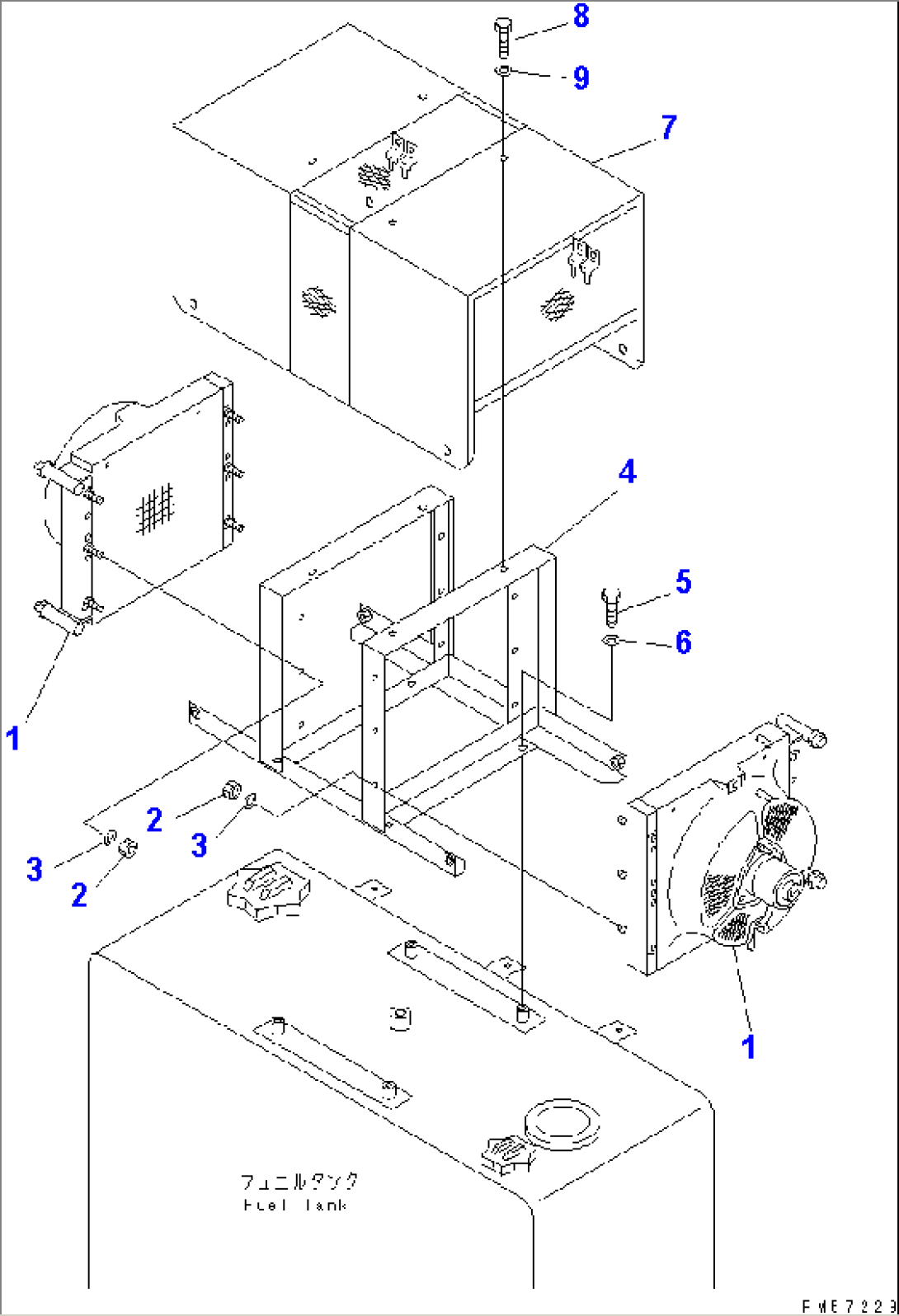 AIR CONDITIONER (2/10) (CONDENSOR AND MOUNTING PARTS)(#3322-3400)