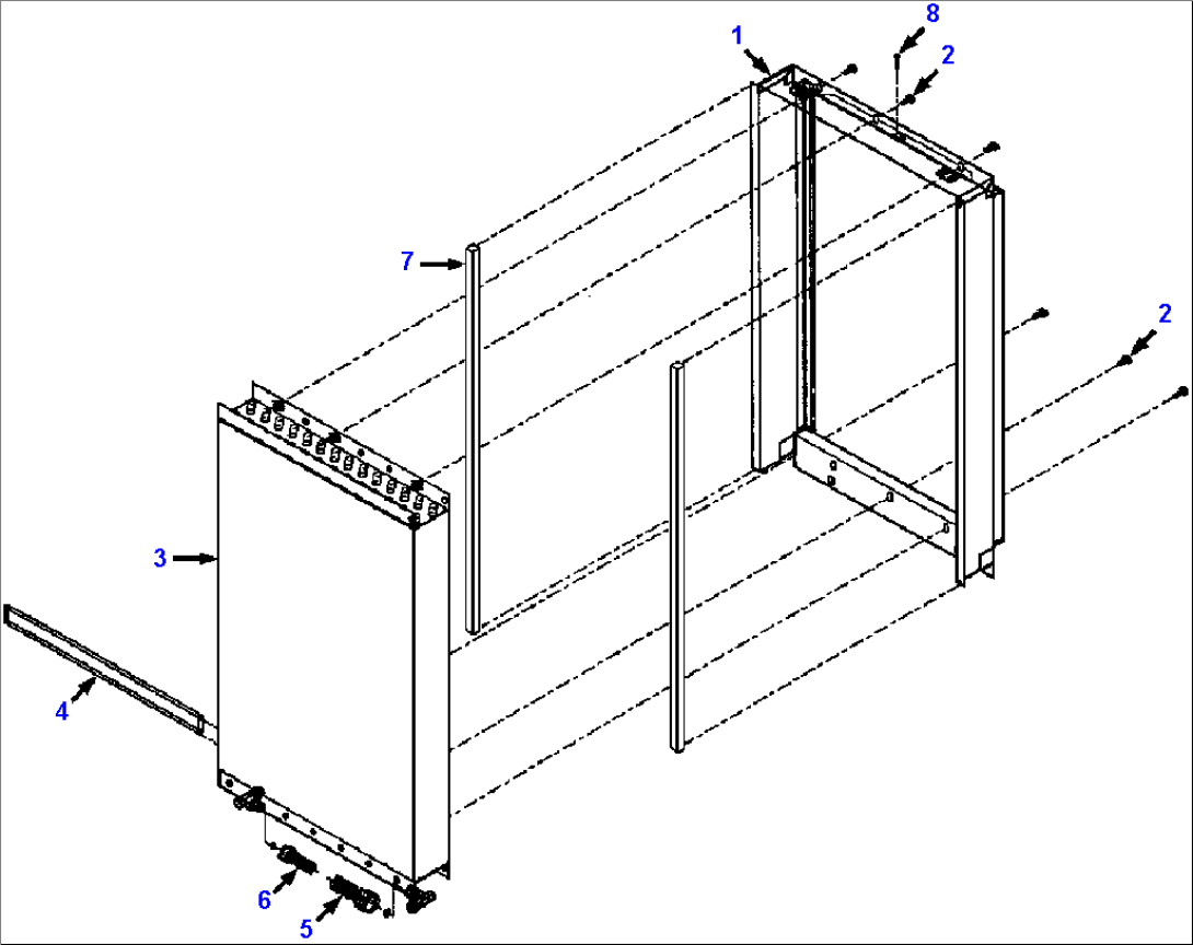 AIR CONDITIONER/HEATER PRESSURIZER CONDENSER ASSEMBLY