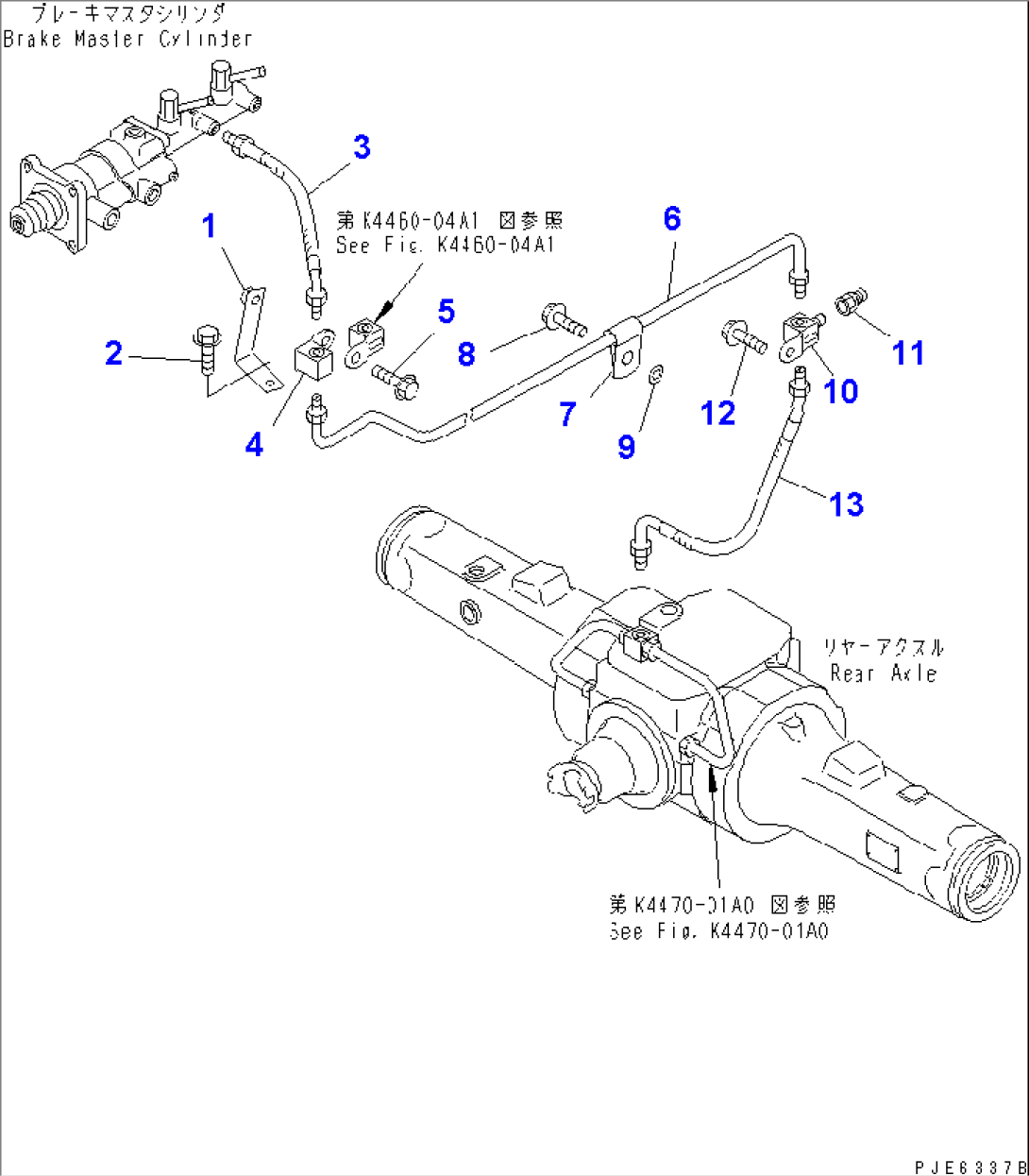 BRAKE CONTROL (REAR BRAKE LINE) (EU SPEC.)