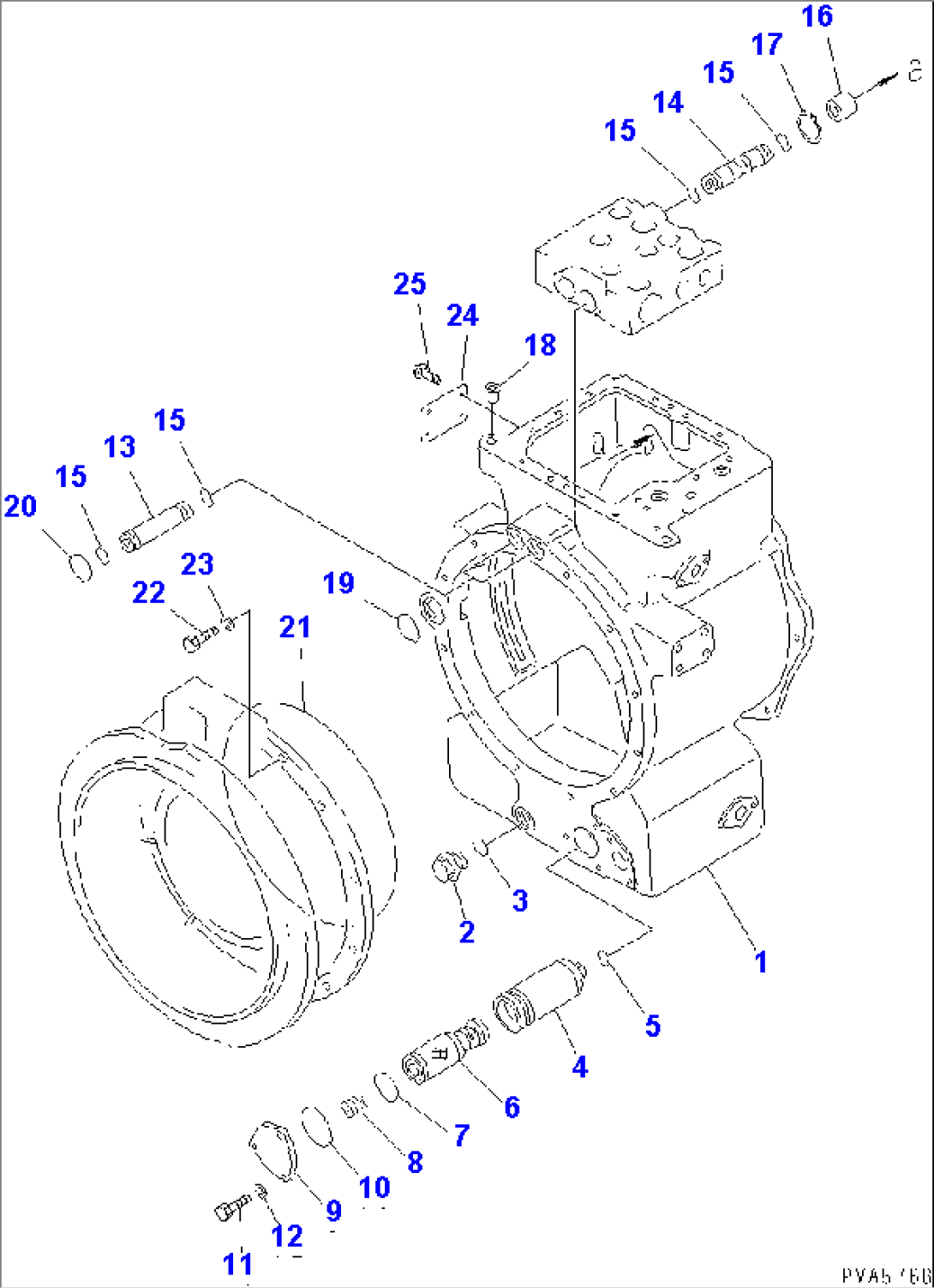 TORQFLOW TRANSMISSION CASE