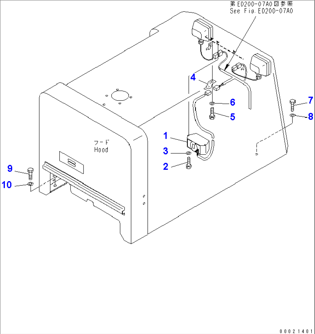 HOOD (BACK-UP ALARM)(#11501-)