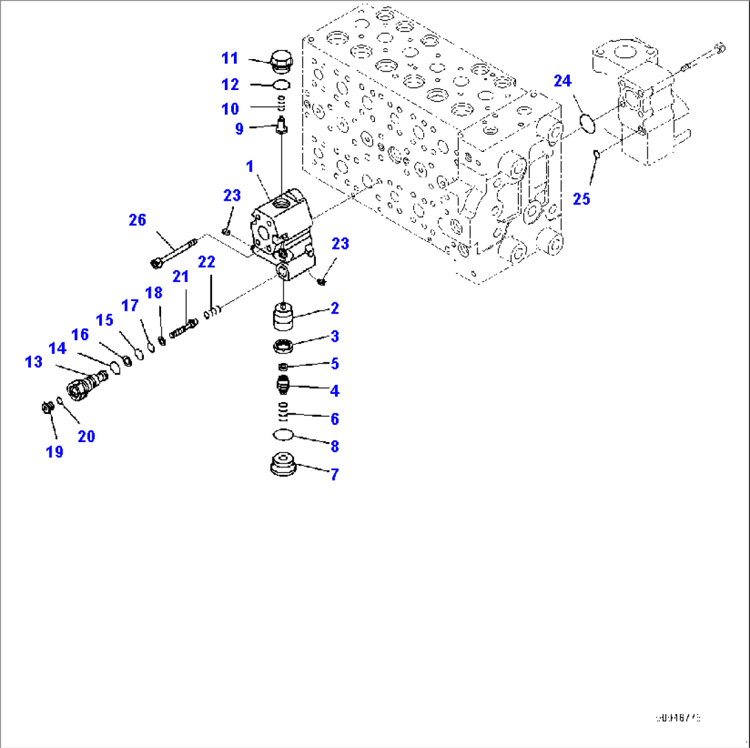 Main Control Valve, Inner Parts, Control Valve (16/21)