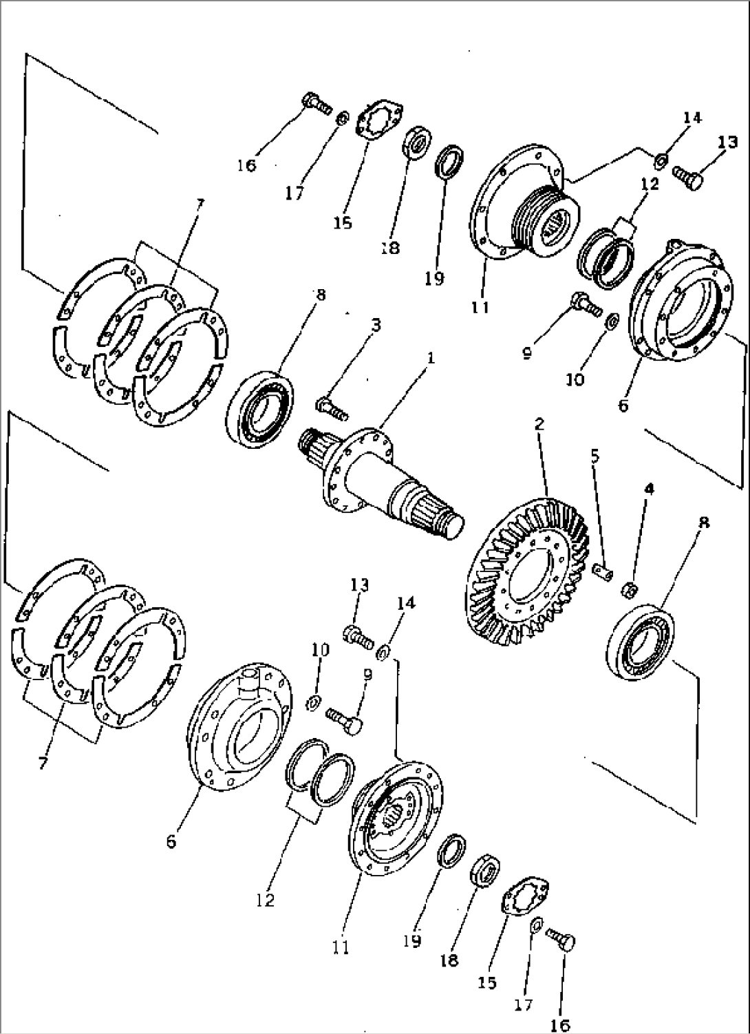 BEVEL GEAR AND SHAFT