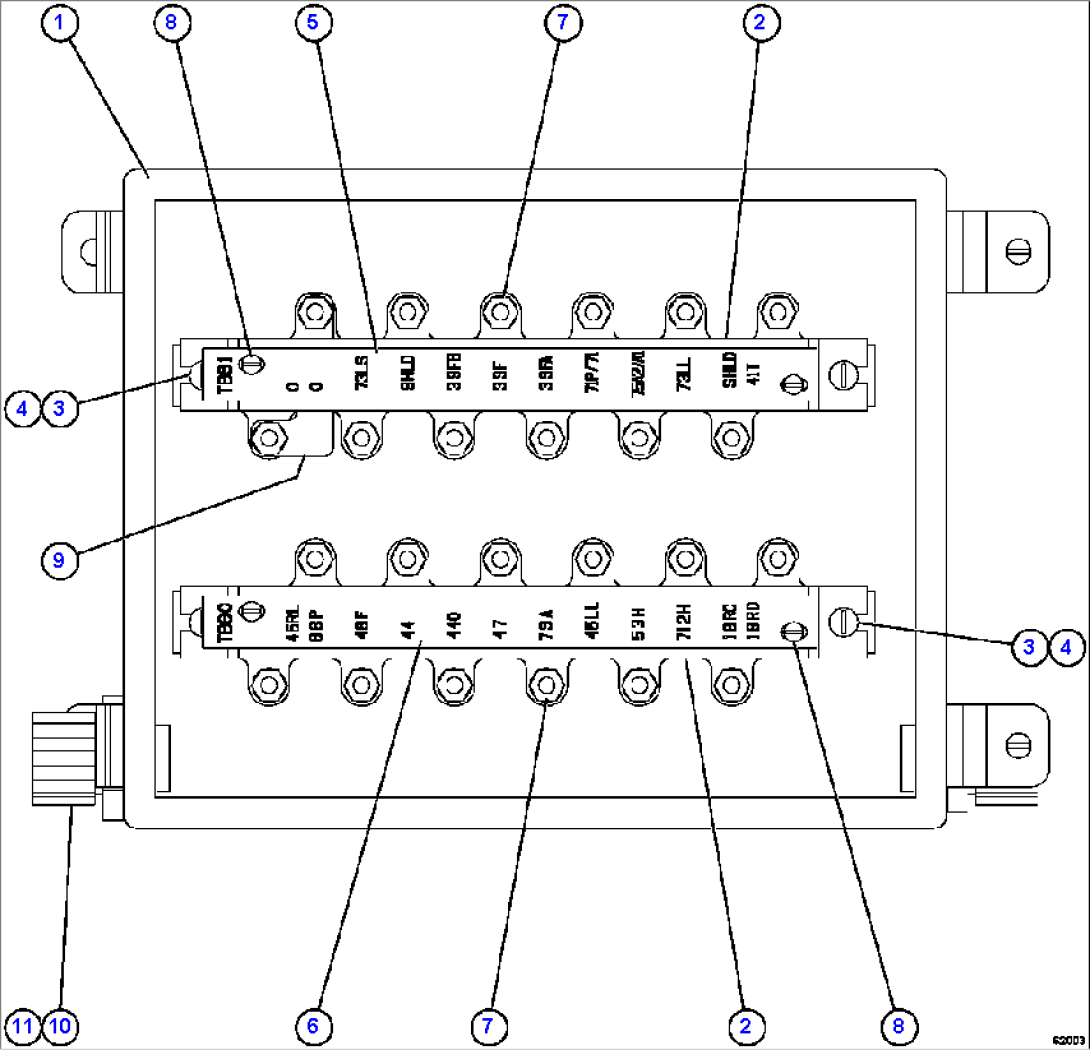 JUNCTION BOX ASSEMBLY - REAR XB5566