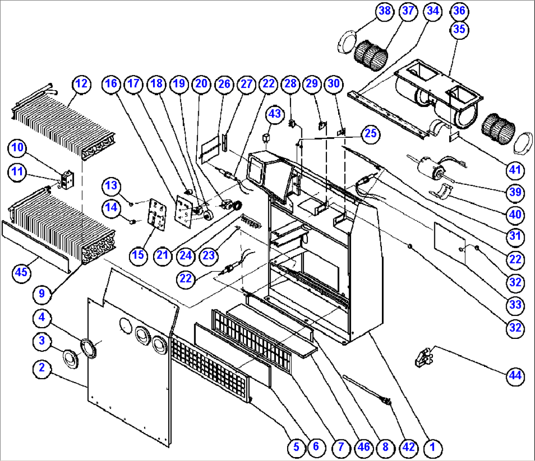 HEATER/AIR CONDITIONER ASSM - 2 (SM5273)