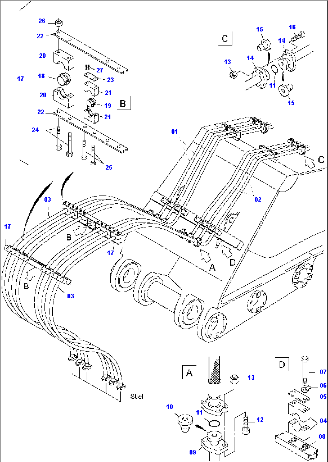 Conversion Kit BullclamBucket Boom