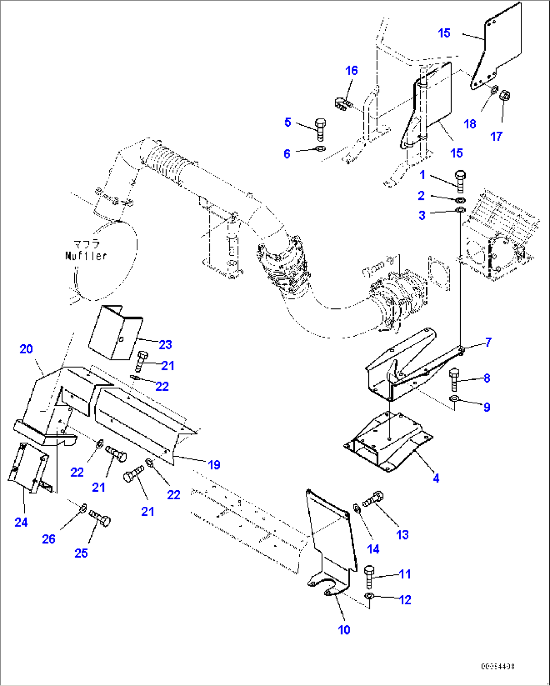 Exhaust Piping, Cover (#7079-7112)