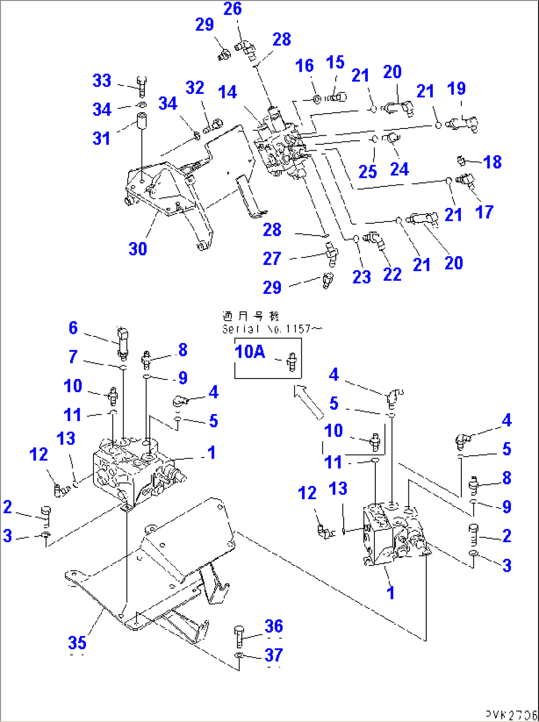 MAIN VALVE (VALVE AND BRACKET)