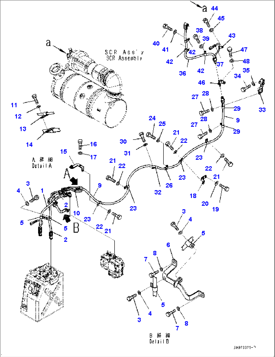 DEF Piping, Piping and Mounting (1/3) (#85001-85146)