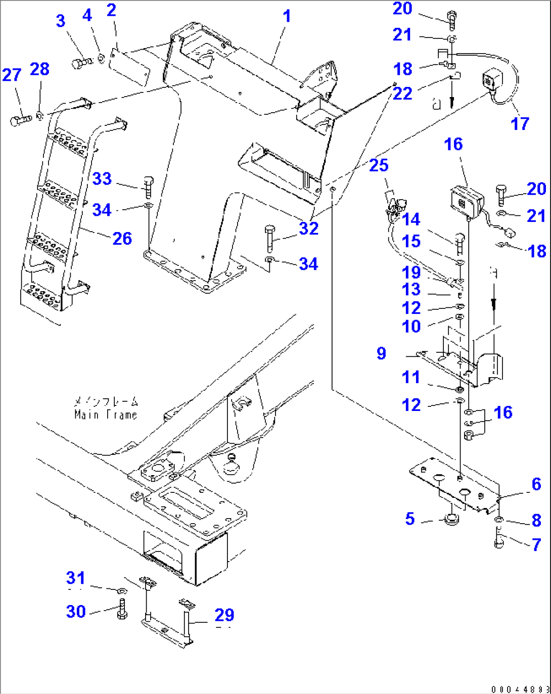 FRONT SUPPORT (SUPPORT¤ L.H.)(#15001-15024)