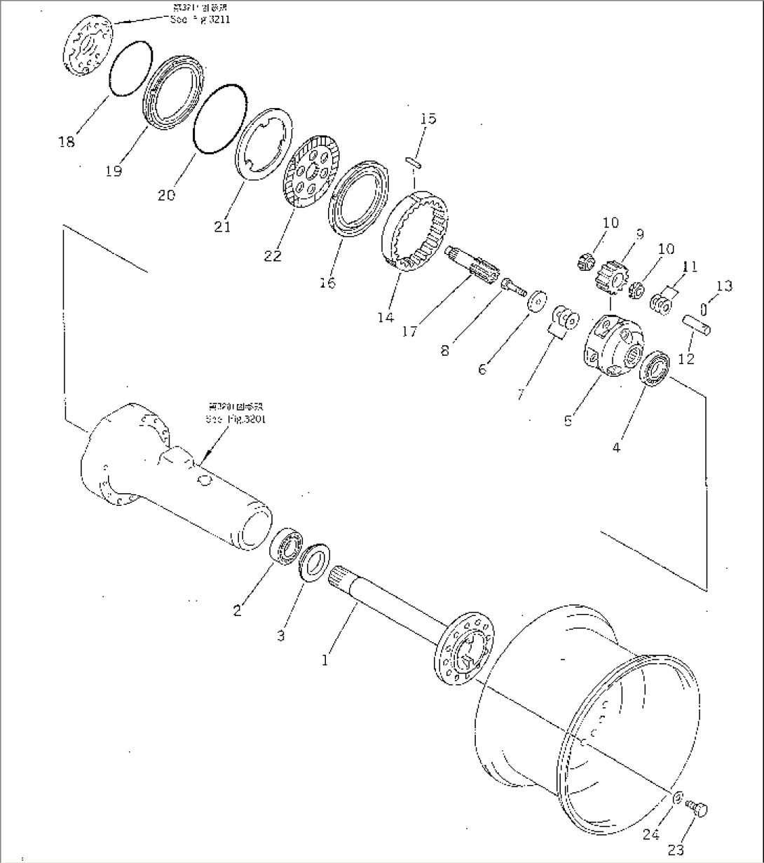 REAR WHEEL BRAKE AND REAR FINAL DRIVE