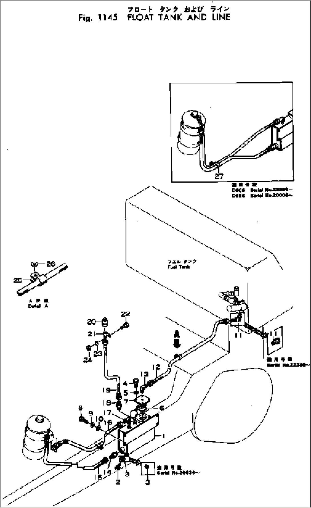 FLOAT TANK AND LINE