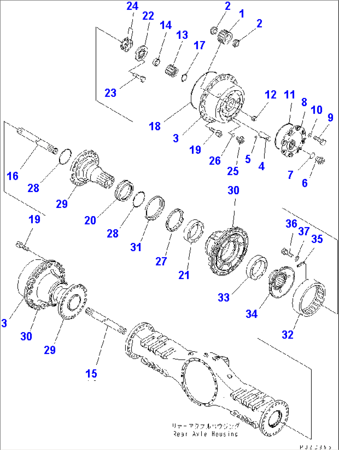 REAR AXLE (FINAL DRIVE)
