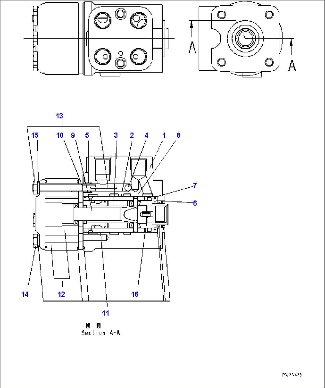 Cab, Steering Valve (#10001-)
