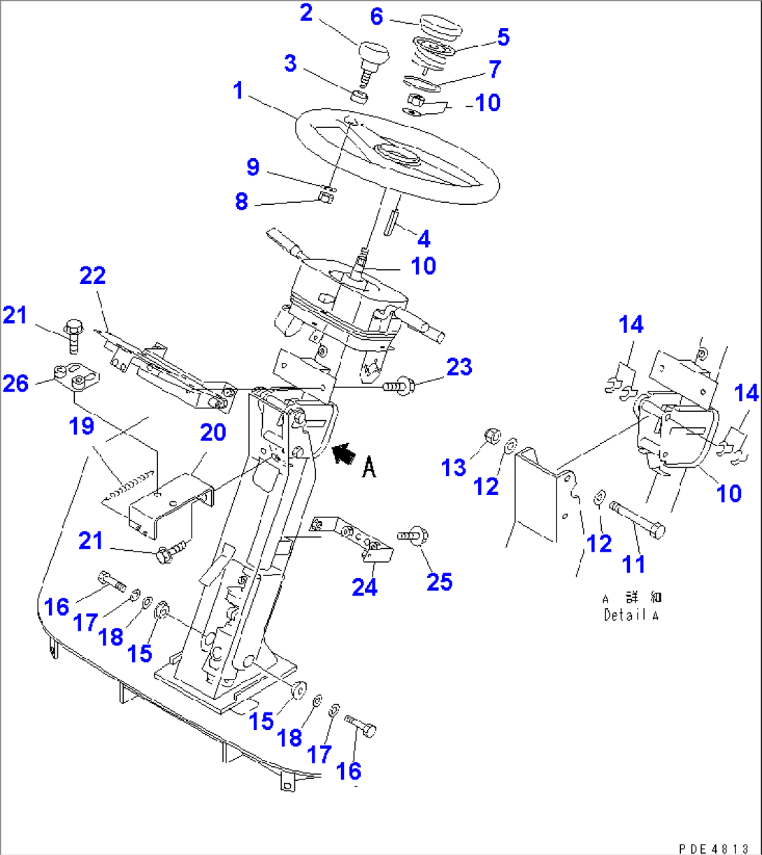 STEERING WHEEL AND COLUMN (WHEEL AND COLUMN)