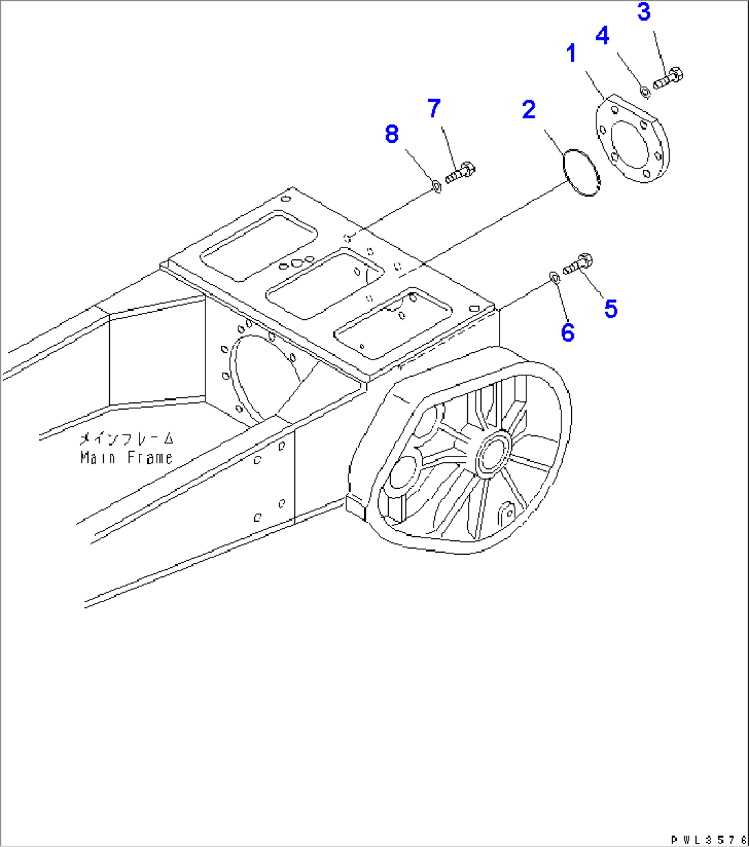 STEERING CASE REAR COVER (SALTY RESISTANT SPEC.)(#37376-)
