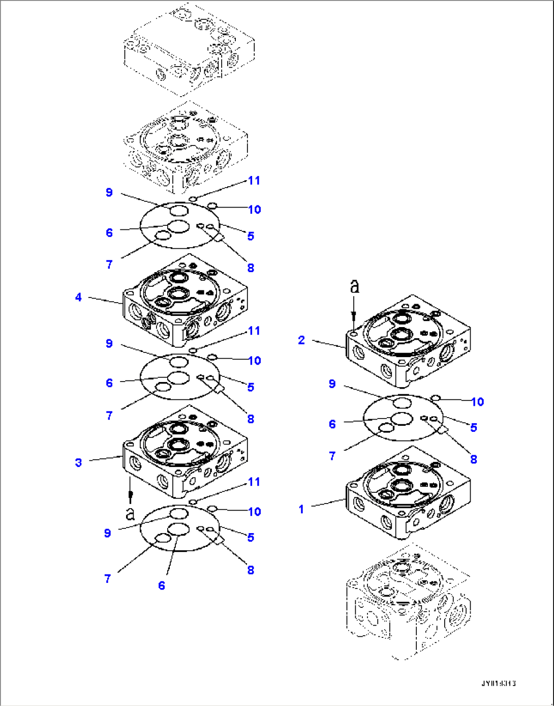 Control Valve, 5-Valve (1/12) (#30001-)