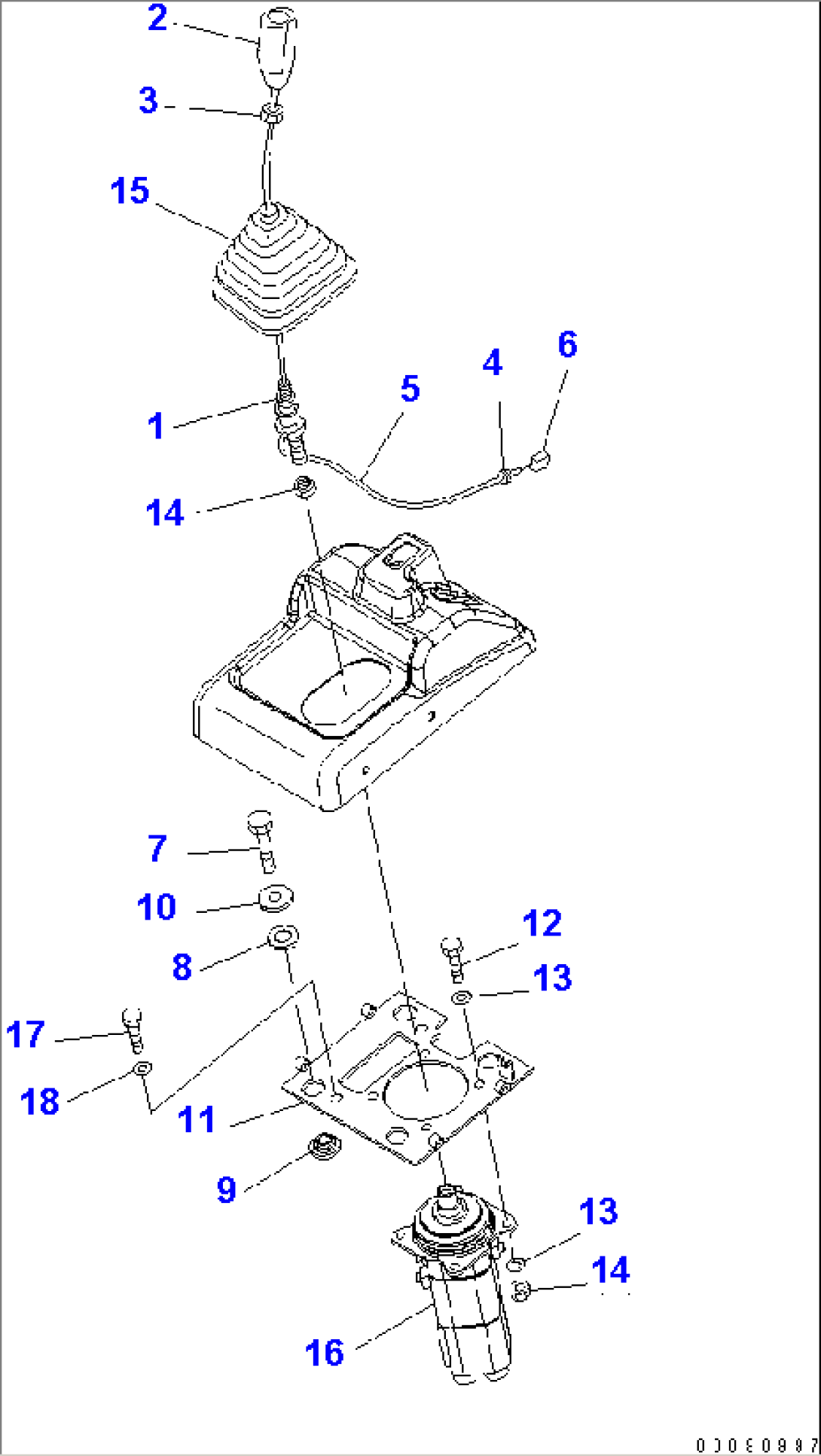 LOADER CONTROL (FOR JOYSTICK STEERING AND MONO LEVER)
