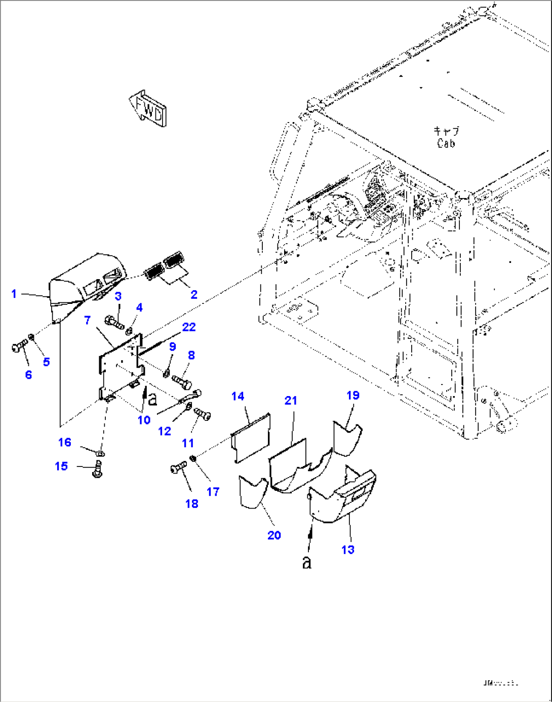 Cab, Box (#10001-)