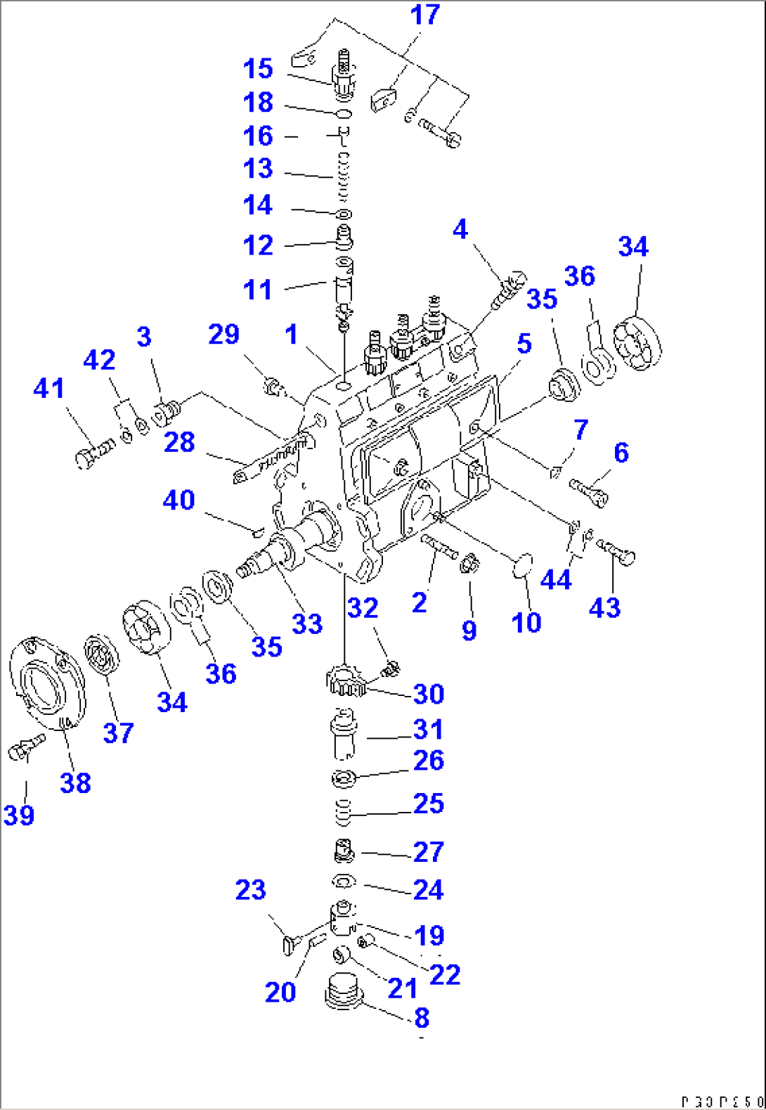 FUEL INJECTION PUMP (PUMP)(#19778-27794)