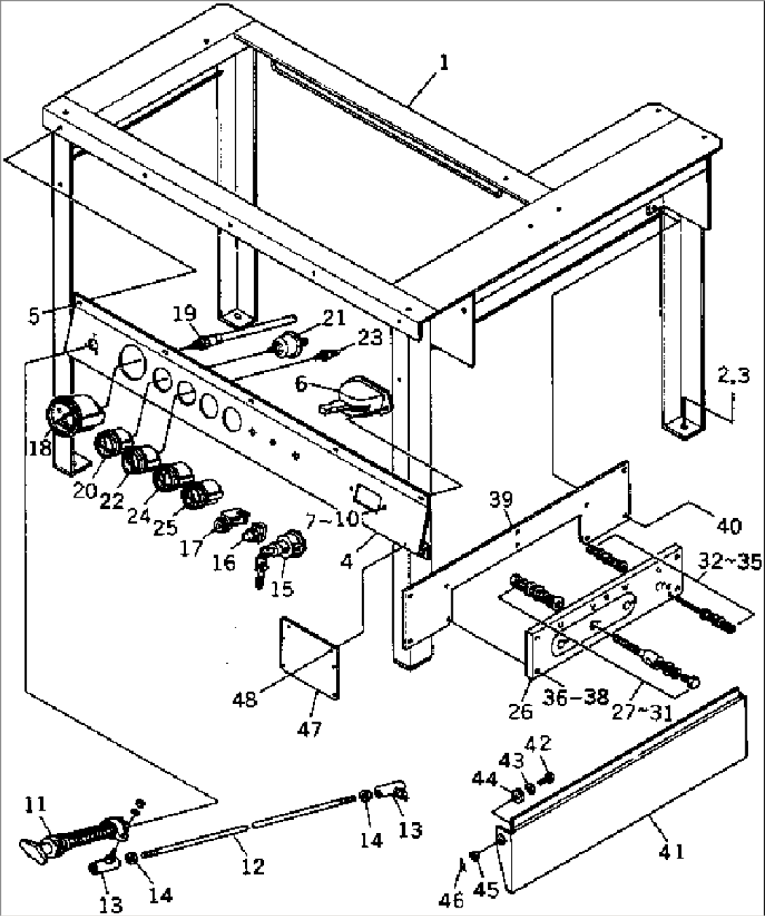 ENGINE OPERATING PANEL ASS