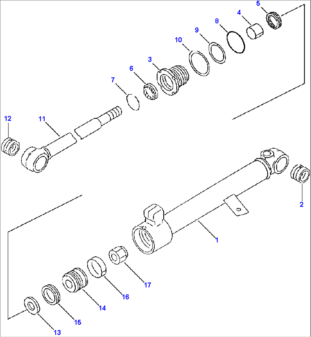 STEERING CYLINDER - LH