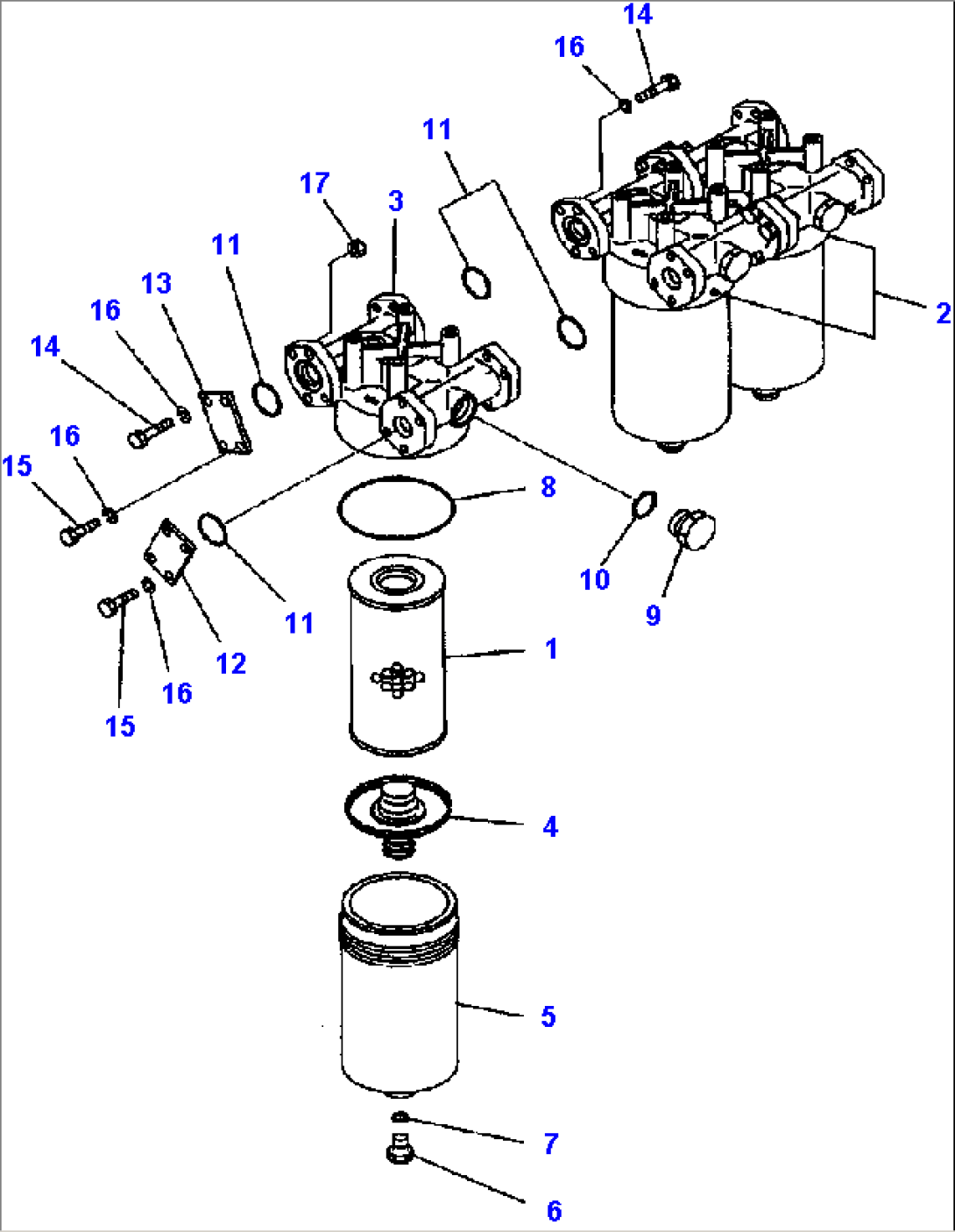 F4700-03A0 TORQUE CONVERTER AND TRANSMISSION LINE OIL FILTER