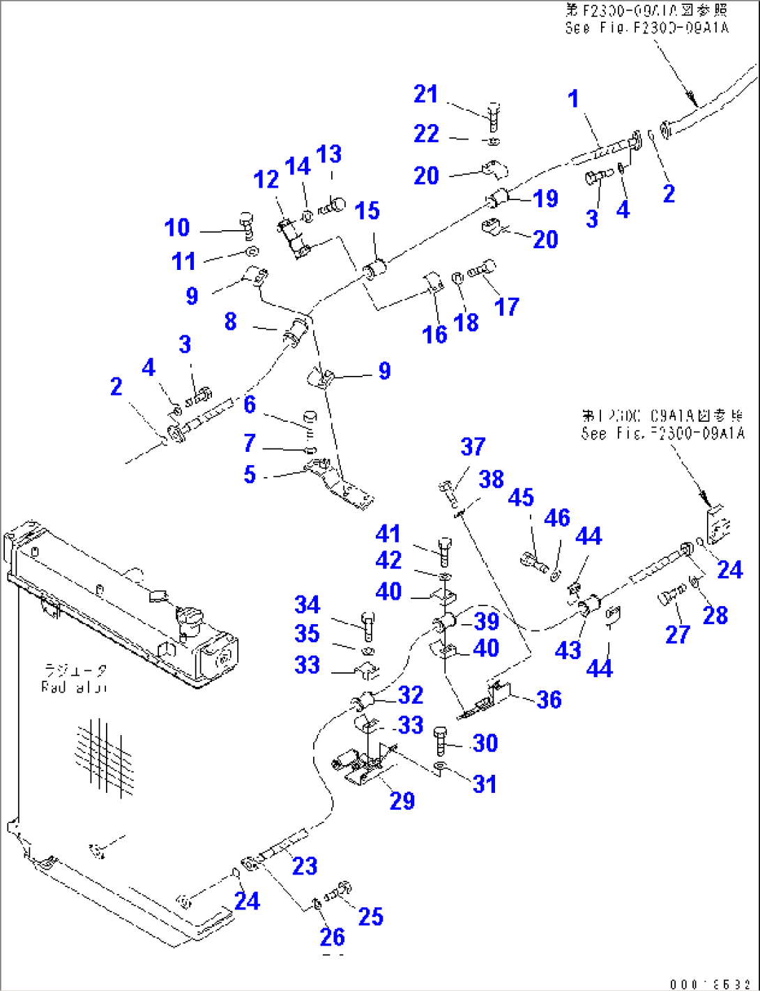 OIL COOLER LINE(#76001-)