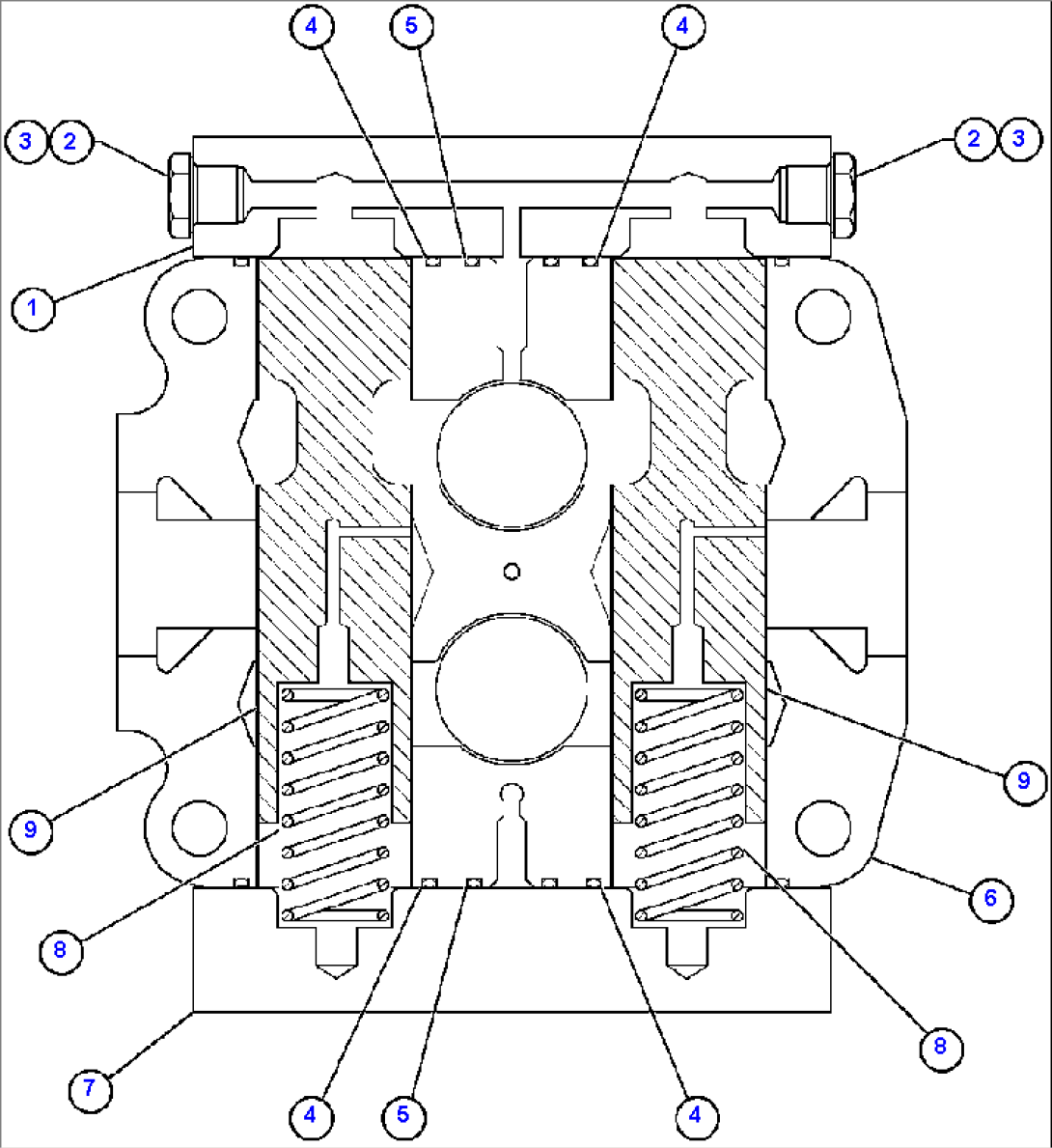 SPOOL SECTION ASSEMBLY - TANK (BF3050)
