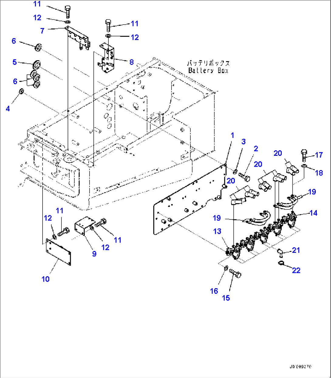 Battery Box, Relay (#10233-)