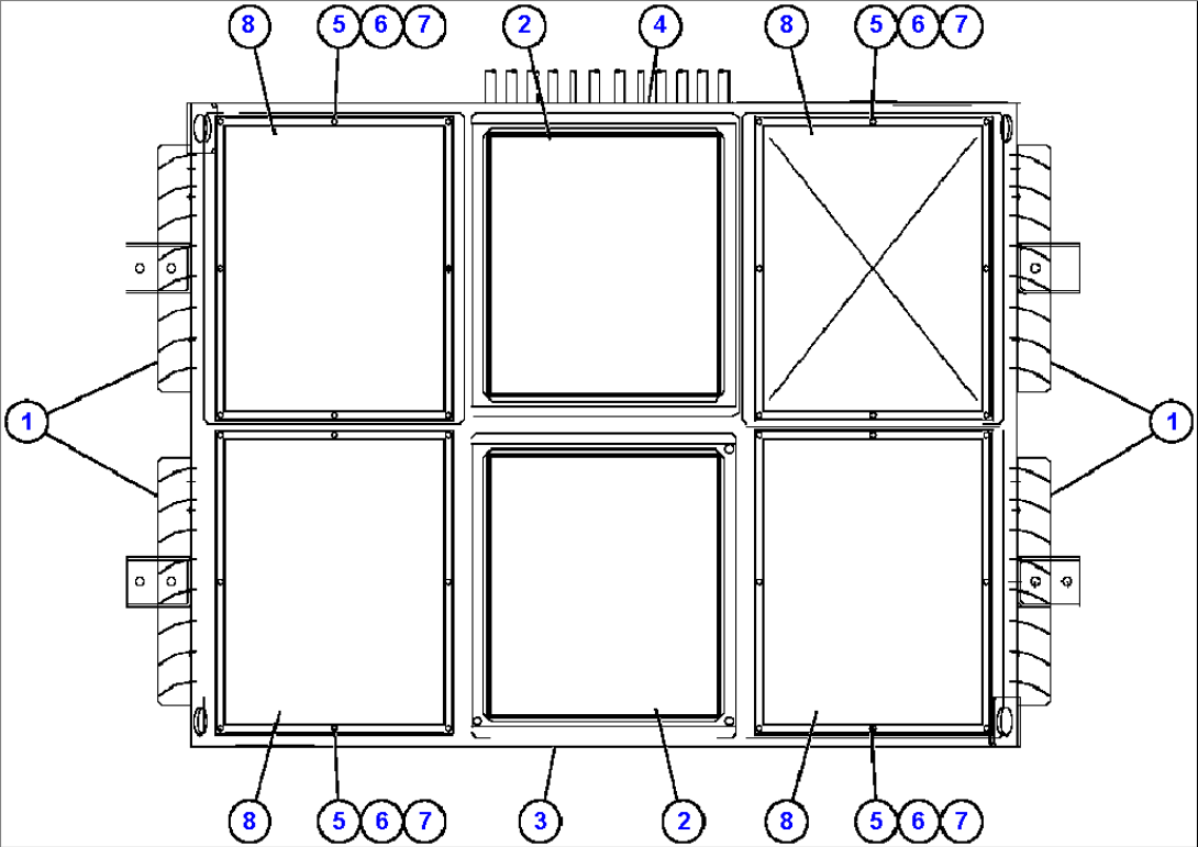 RETARDING GRID ASSEMBLY 3/3 (PC2142)