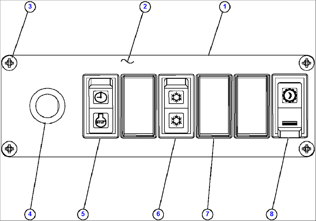 LOWER R.H. DASH MODULE