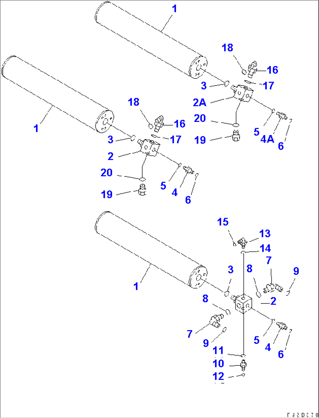 ACCUMULATOR AND CONNECTING PARTS