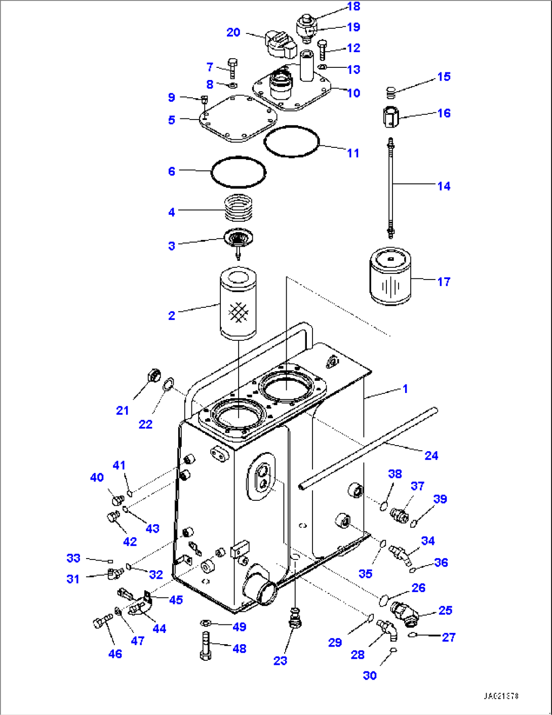 Hydraulic Tank (#1001-)