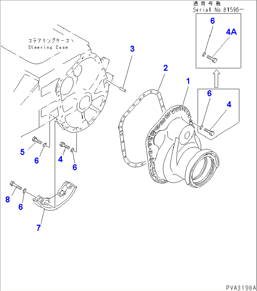 FINAL DRIVE CASE (WITH FINAL WEAR GUARD)(#81261-)
