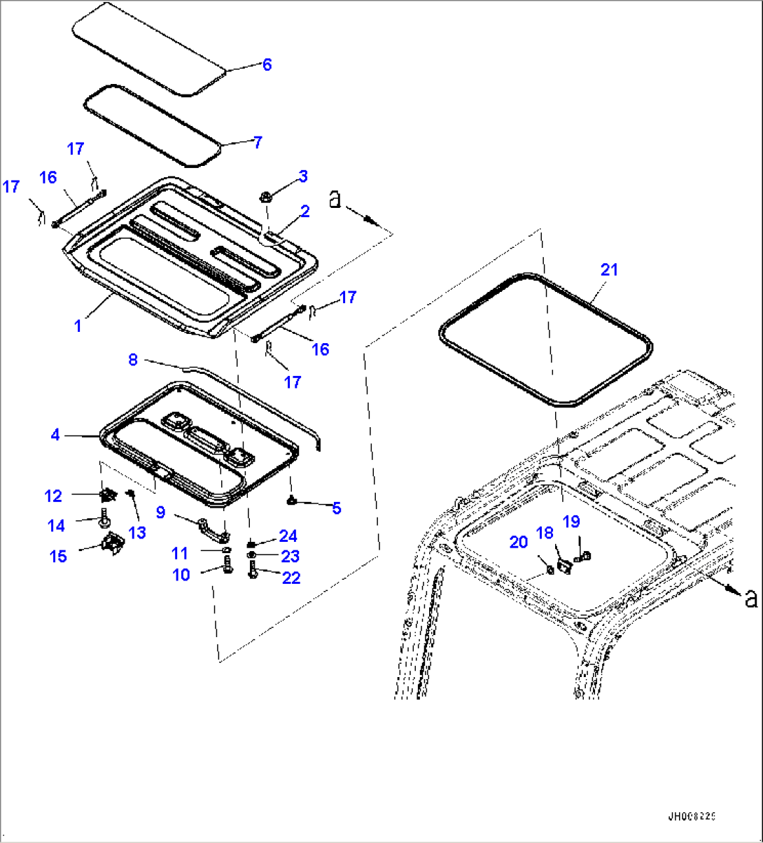 Cab, Front Lower Window (#80001-80162)
