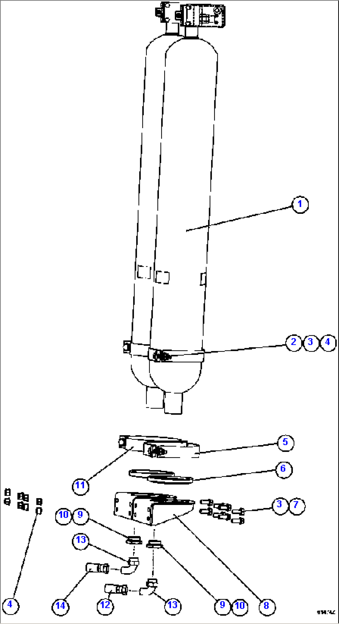 STEERING ACCUMULATOR INSTALLATION