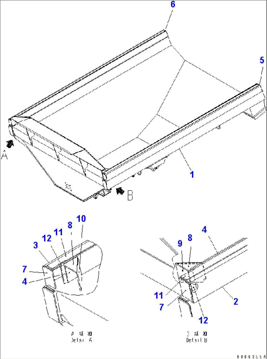 BODY (WITH SIDE EXTENSION)(#2001-2051)