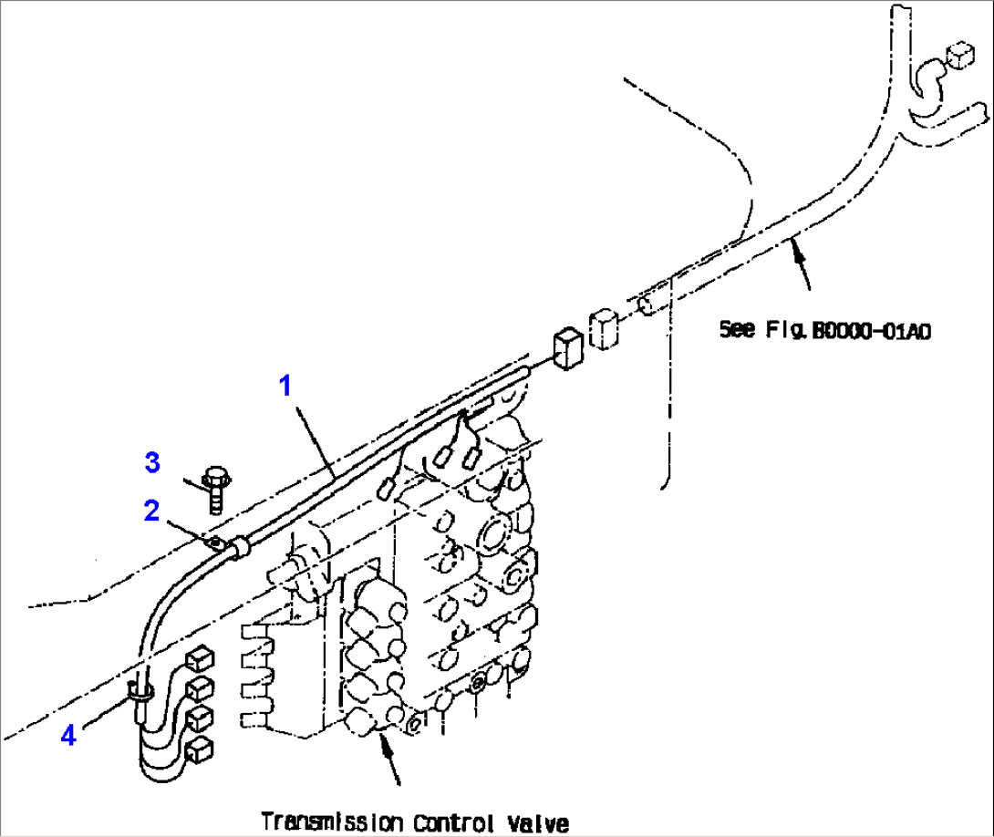 FIG NO. F4300-03A0 TRANSMISSION (TRANSMISSION HARNESS)