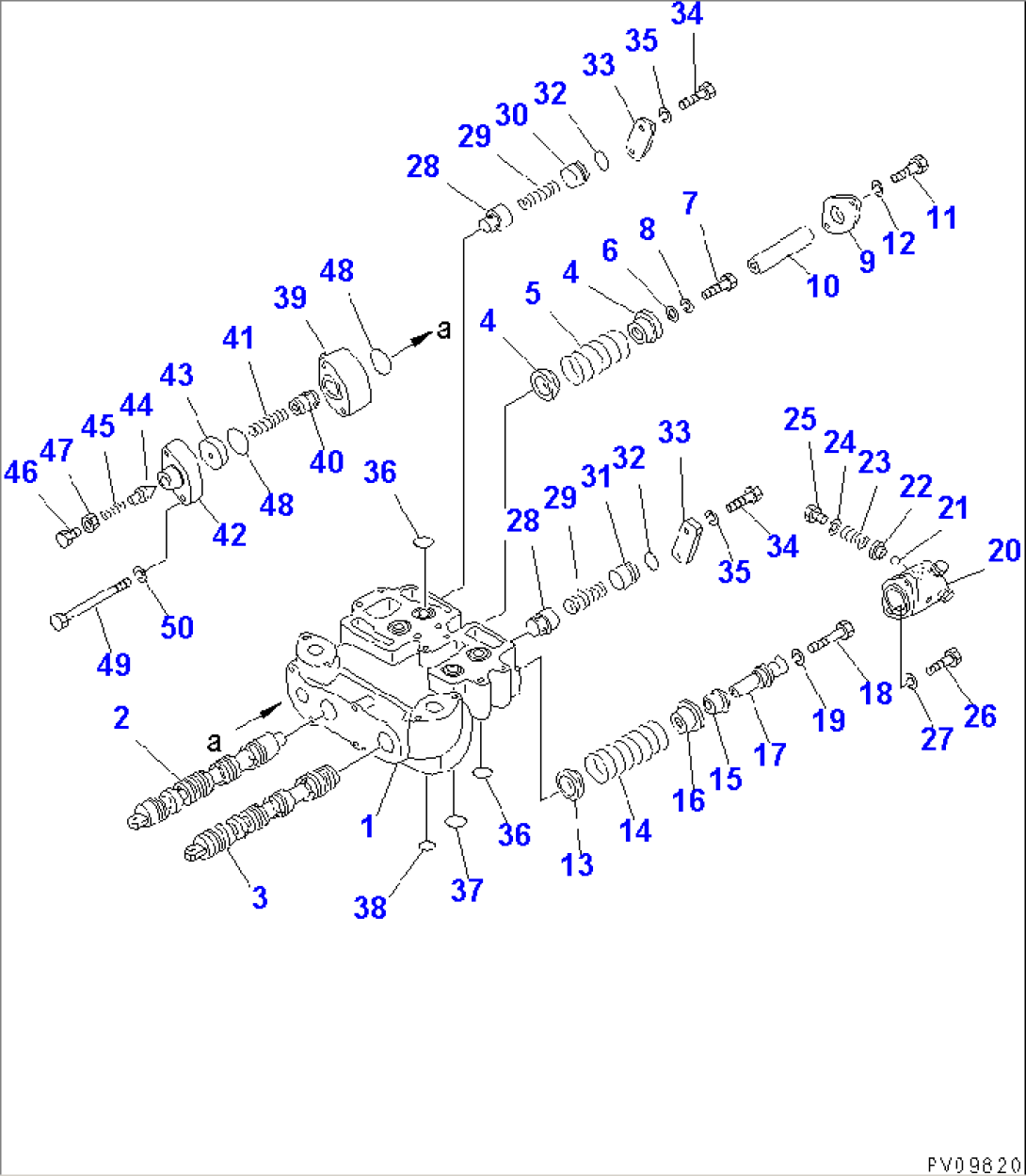 HYDRAULIC TANK AND CONTROL VALVE (3/4)