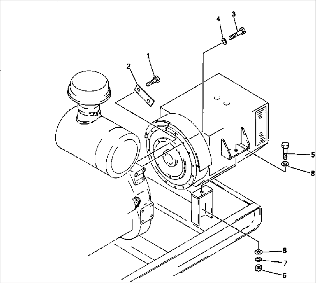 GENERATOR MOUNTING PARTS