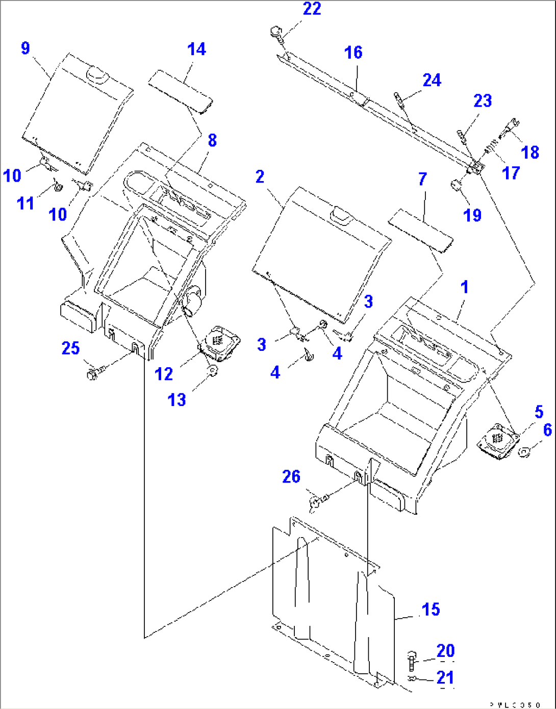 COVER (WITH HEATER AND SPEAKER LESS)