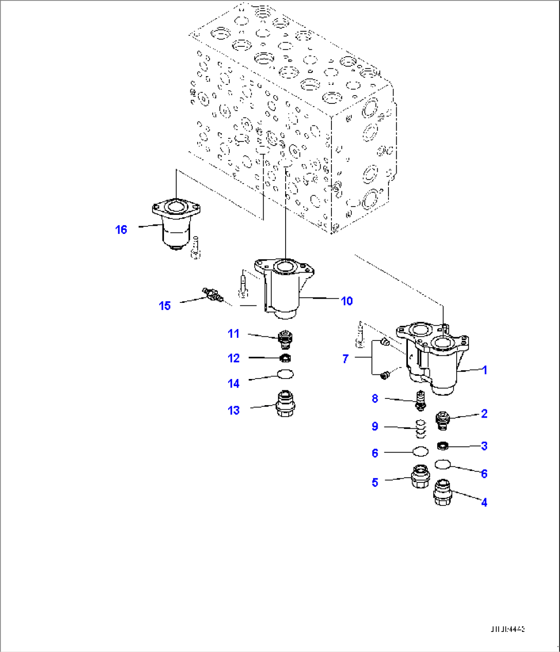 Main Control Valve, Inner Parts, Control Valve (2/21)